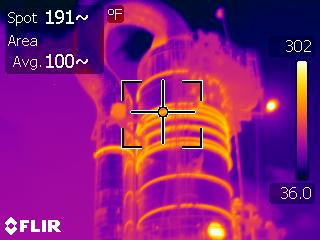 IR used for leak detection